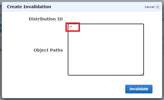 cloudfront-invalidation